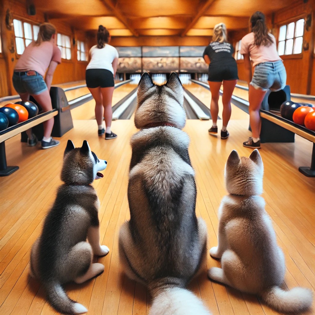 Die Huskys feuern die Spieler an